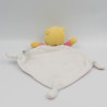 Doudou plat Winnie l'Ourson rose blanc nuage DISNEY NICOTOY