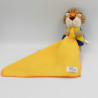 Doudou lion beige jaune bleu orange mouchoir SIMBA TOYS