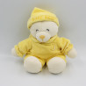 Doudou ours Baby Bear jaune lune GIPSY