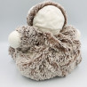 Doudou ours fourrure marron capuche KALOO