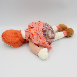 Doudou poupée rose orange étoiles Les Coquettes Margot MOULIN ROTY