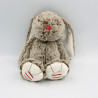 Doudou lapin marron ROUGE KALOO 28 cm