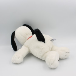 Peluche chien blanc noir Snoopy AJENA