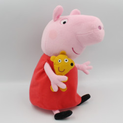 Doudou cochon rose rouge avec doudou PEPPA PIG
