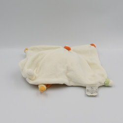 Doudou et compagnie plat ours arlequin orange vert Collector