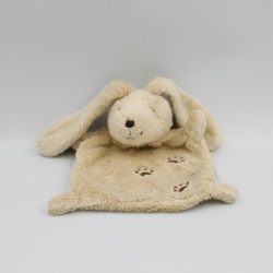Doudou plat lapin beige...
