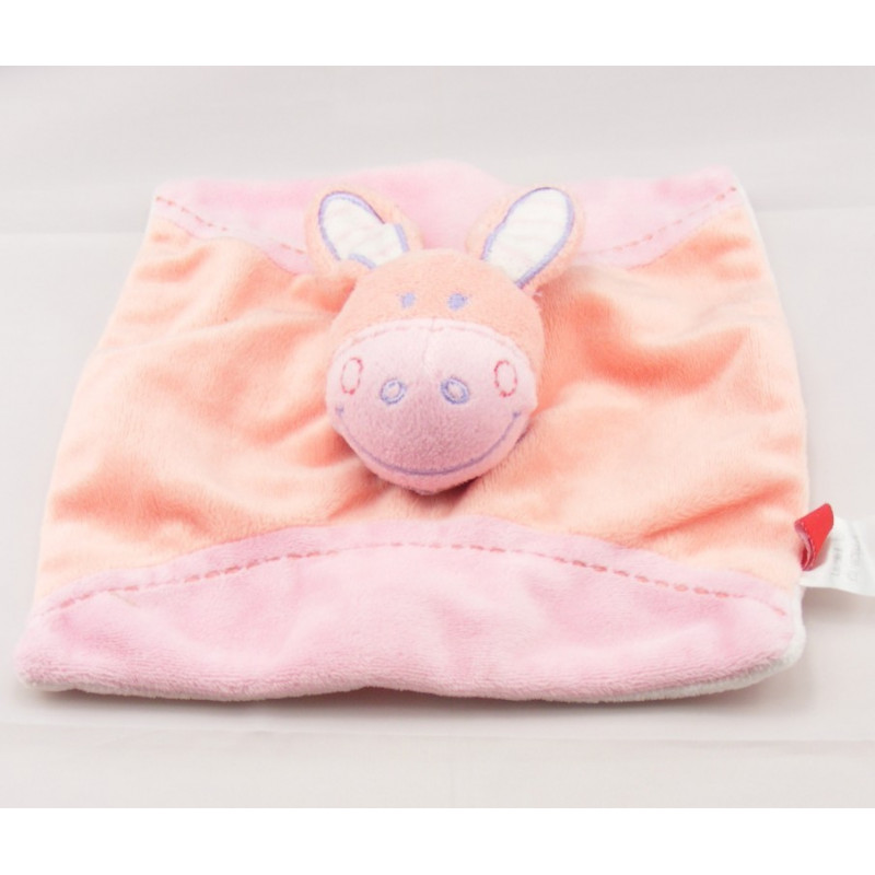 Doudou plat ane cheval lapin bleu TEX