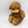 Ancienne Peluche ours marron Nombrilou AJENA