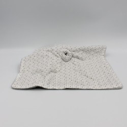 Doudou plat elan cerf renne gris OBAIBI