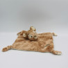 Doudou plat Bambi marron beige DISNEY NICOTOY