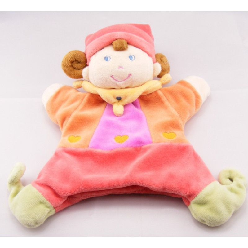 Doudou garçon arlequin bleu NICOTOY