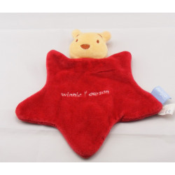 Doudou plat étoile bleu Winnie l'ourson DISNEY BABY