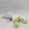 Doudou chien mauve vert blanc Chic For Me SAUTHON