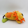 Doudou Lion jaune orange vert marron ANNA CLUB PLUSH