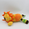 Doudou Lion jaune orange vert marron ANNA CLUB PLUSH