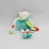 Doudou et compagnie pantin eveil mouton blanc bleu vert rouge Magic