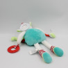 Doudou et compagnie pantin eveil mouton blanc bleu vert rouge Magic