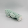 Ancienne peluche ours bleu vert NOUNOURS