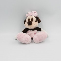 Peluche Minnie marron rose fleurs DISNEY STORE