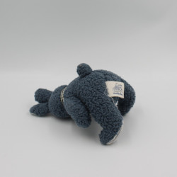 Petit doudou peluche Lapin bleu Moulin Roty
