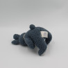 Petit doudou peluche Lapin bleu Moulin Roty