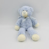 Doudou et compagnie ours bleu écharpe Bonbon