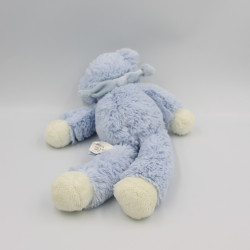 Doudou et compagnie ours bleu écharpe Bonbon