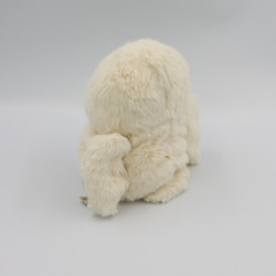 Peluche Hibou chouette écru blanc BUKOWSKI