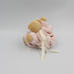 Doudou petit ours Plume beige rose clair KALOO
