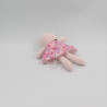 Mini Doudou poupée rose mauve fleurs KALOO
