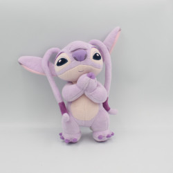 Peluche Angel de Lilo et Stitch mauve rose DISNEYLAND