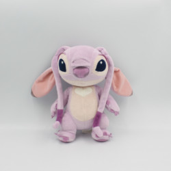 Peluche Angel de Lilo et Stitch mauve rose DISNEYLAND