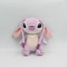 Peluche Angel de Lilo et Stitch mauve rose DISNEYLAND