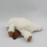 Doudou ours blanc beige marron HISTOIRE D'OURS