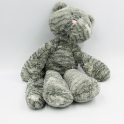 Peluche doudou chat tigré gris JELLYCAT