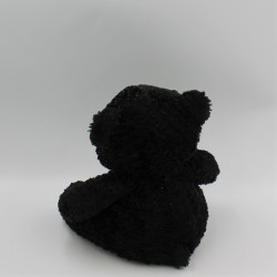 Doudou ours noir ALOHA ORANGE