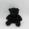 Doudou ours noir ALOHA ORANGE