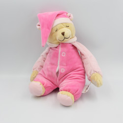 Doudou musical avec sons intra utérins ours rose Doodoo BABIAGE