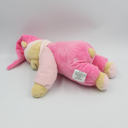 Doudou musical avec sons intra utérins ours rose Doodoo BABIAGE
