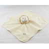 Doudou plat lion écru beige TIAMO 