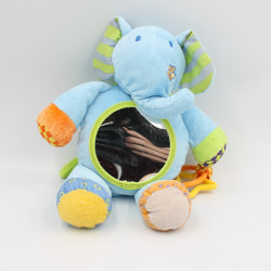 Doudou musical eveil éléphant bleu BRUIN TOY'S RUS