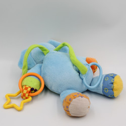 Doudou musical eveil éléphant bleu BRUIN TOY'S RUS
