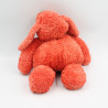 Doudou peluche chien rouge AJENA