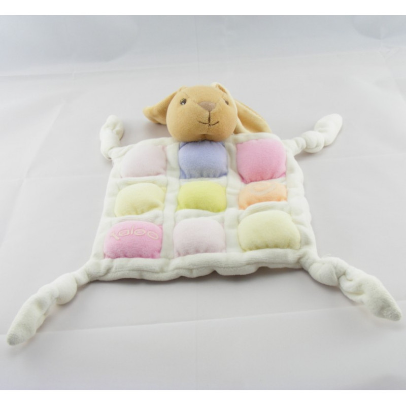 Doudou plat ours candies candy couleur pastel KALOO