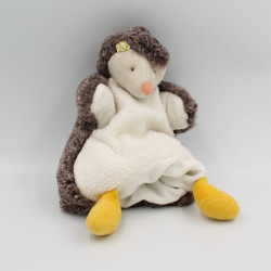 Doudou marionnette hérisson Biscotte et Pompon MOULIN ROTY