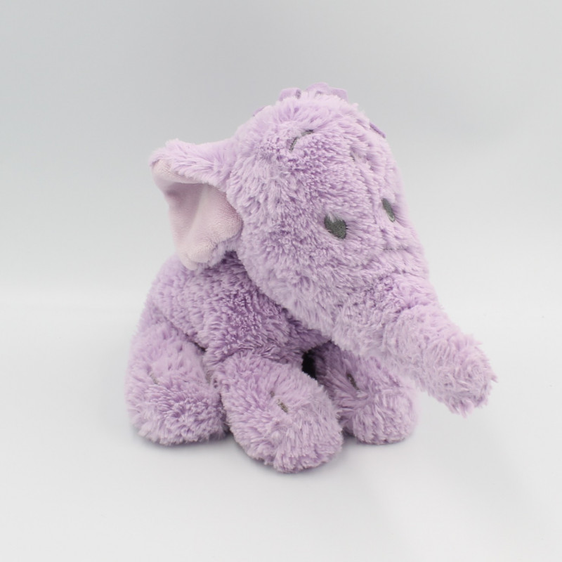 Doudou Eléphant Lumpy rose mauve tout doux Disney store