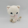 Doudou chat blanc rose H&M
