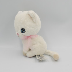 Doudou chat blanc rose H&M