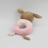 Doudou hochet faon biche Rosy marron rose NATTOU