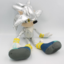 Peluche Sonic The Hedgehog argent silver SEGA